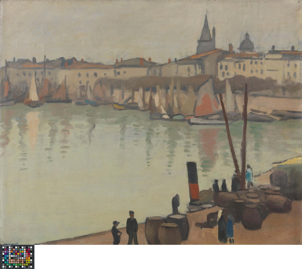 Der Hafen von La Rochelle von Albert Marquet