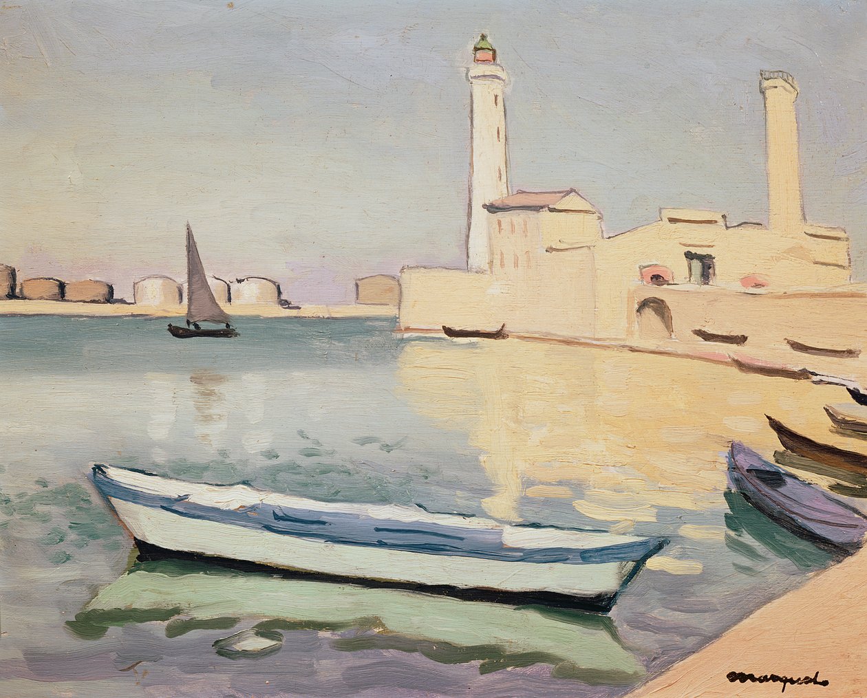 Der Hafen von Sete von Albert Marquet