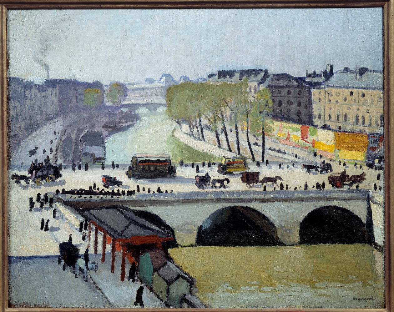 Blick auf die Pont Saint Michel in Paris von Albert Marquet
