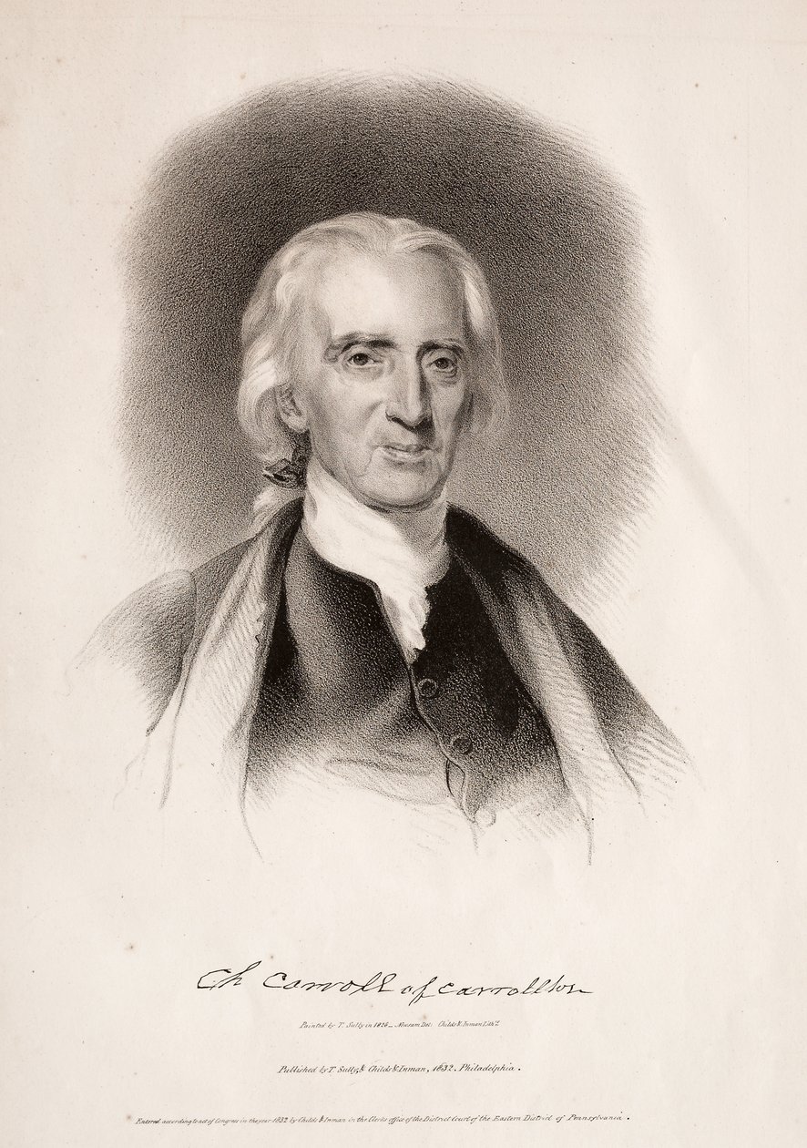 Charles Carroll von Carrollton, Maryland von Albert Newsam
