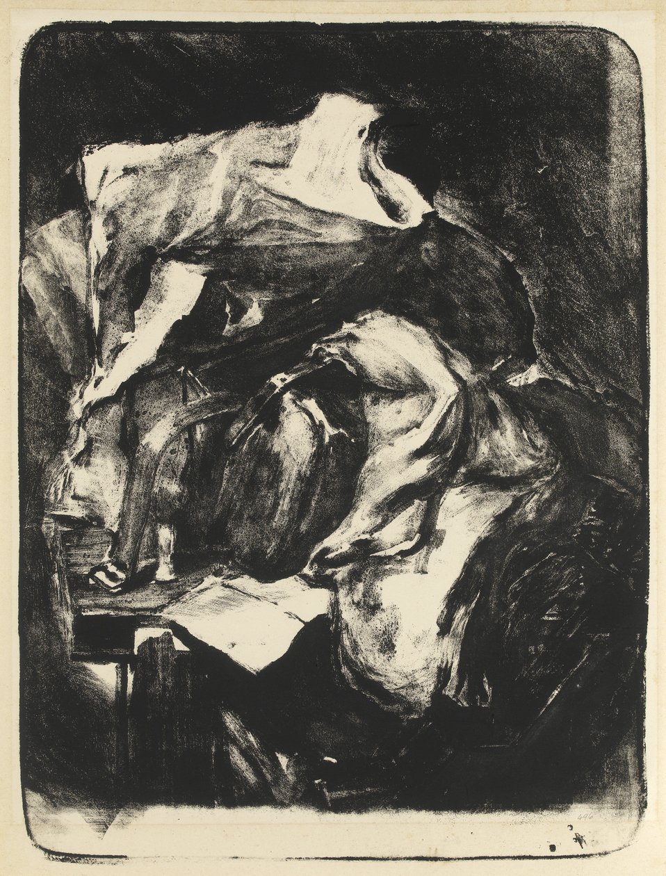 Die Tasche und der Hut des Arztes Gladstone, ca. 1900 von Albert de Belleroche