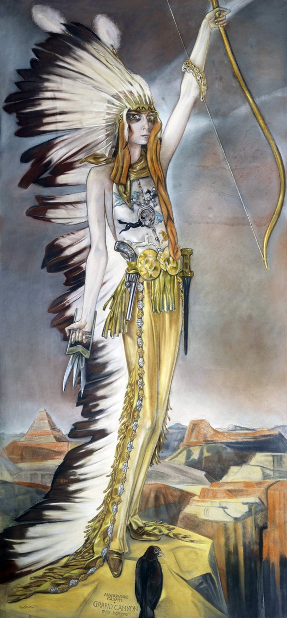 Marchesa Luisa Casati, Grand Canyon von Alberto Martini