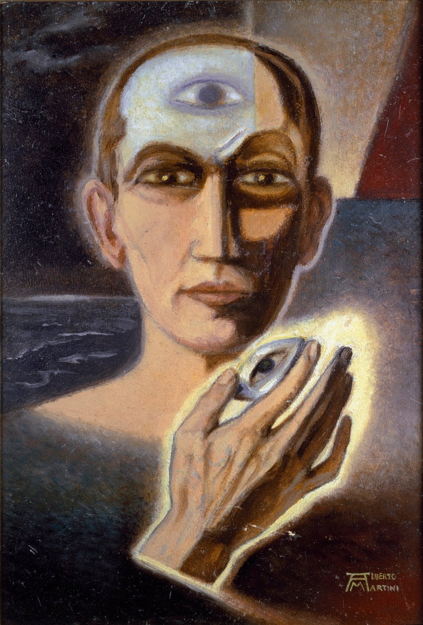 Das Auge und der menschliche Geist von Alberto Martini