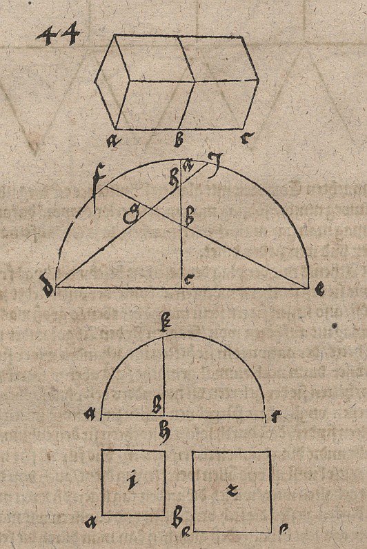 Zeichnungen zur Würfelvervielfachung von Albrecht Dürer