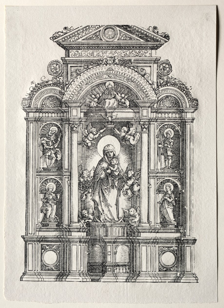 Altar mit der Schönen Maria von Regensburg, 1520 von Albrecht Altdorfer