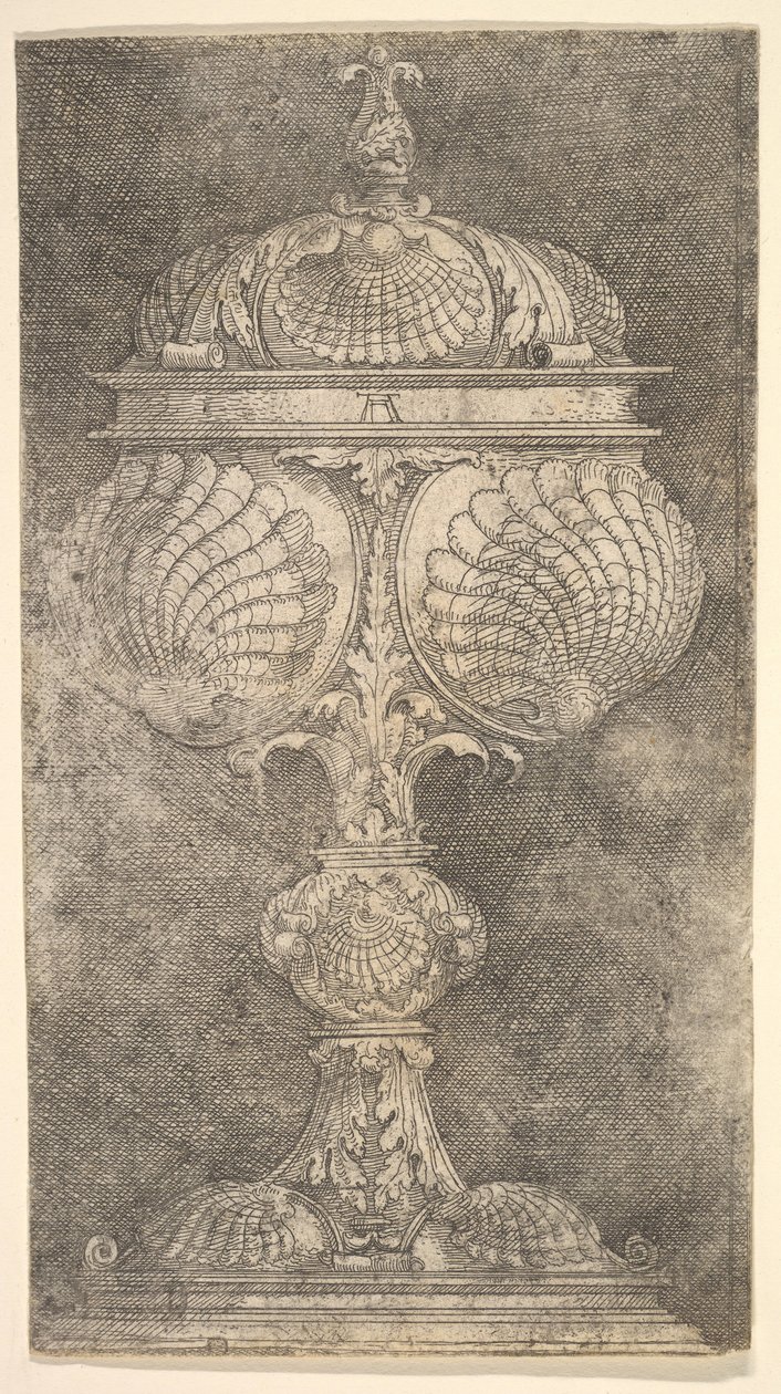Gedeckter Pokal mit Muscheln von Albrecht Altdorfer