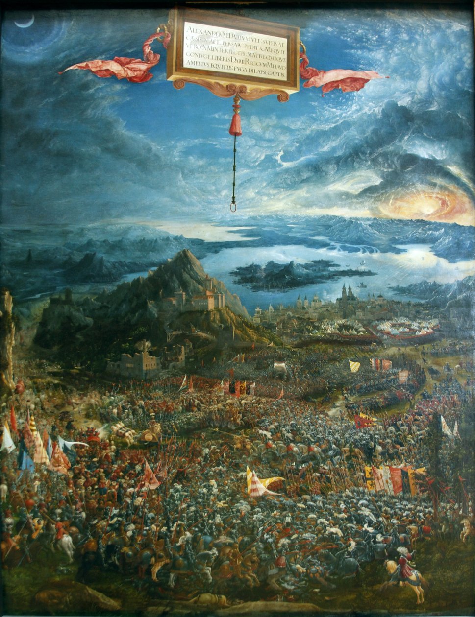Historienzyklus: Alexanderschlacht (Schlacht bei Issus) von Albrecht Altdorfer