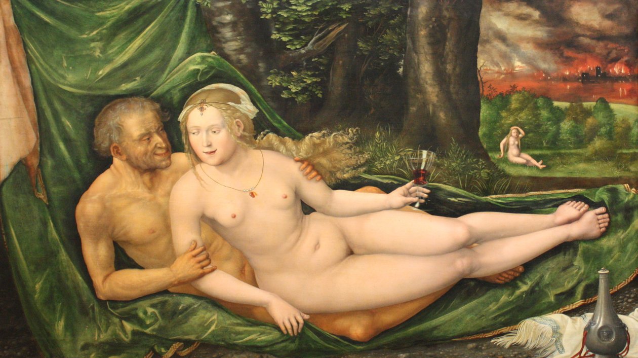 Lot und seine Töchter von Albrecht Altdorfer