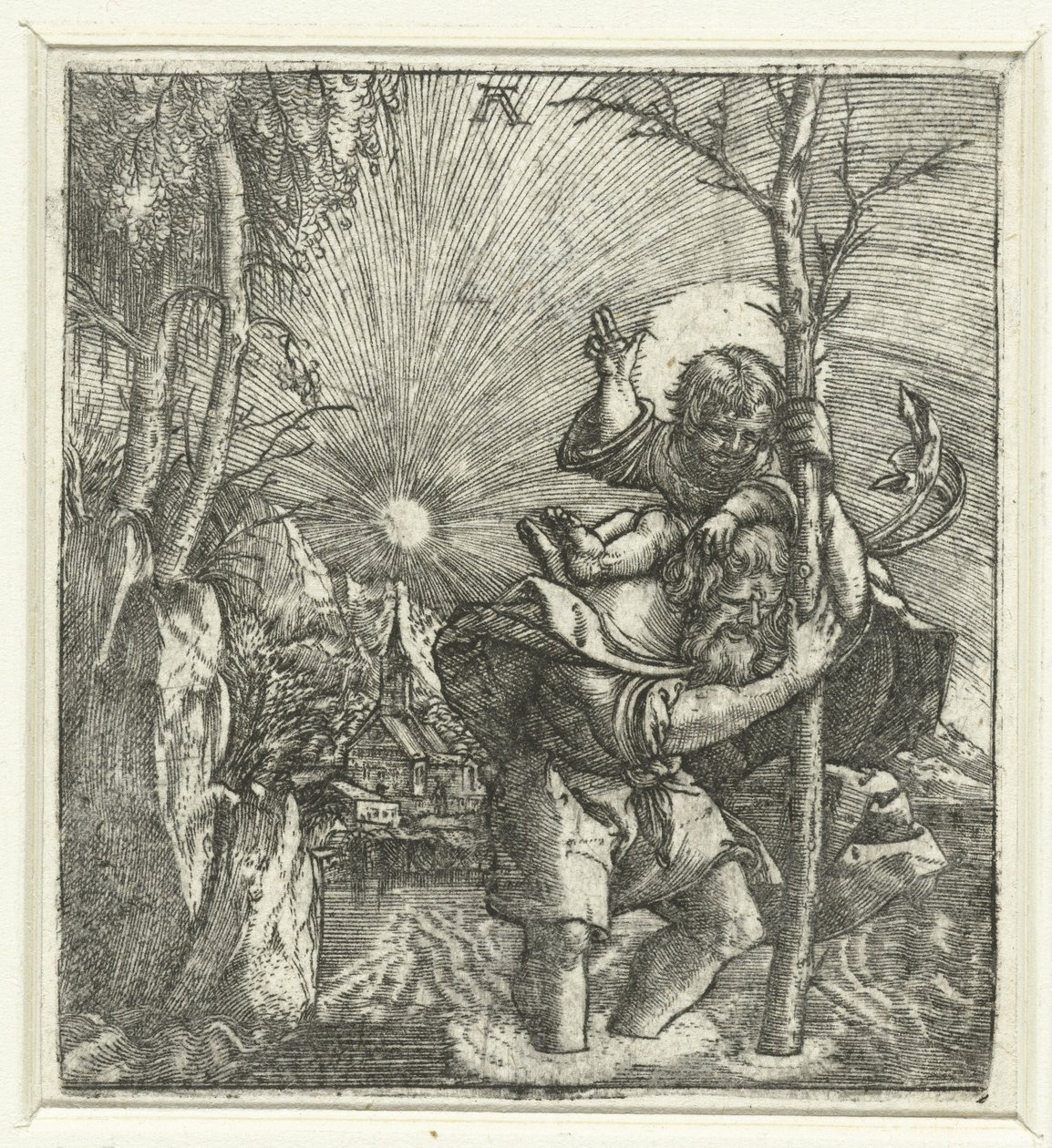 Heiliger Christophorus von Albrecht Altdorfer: Kunstdruck