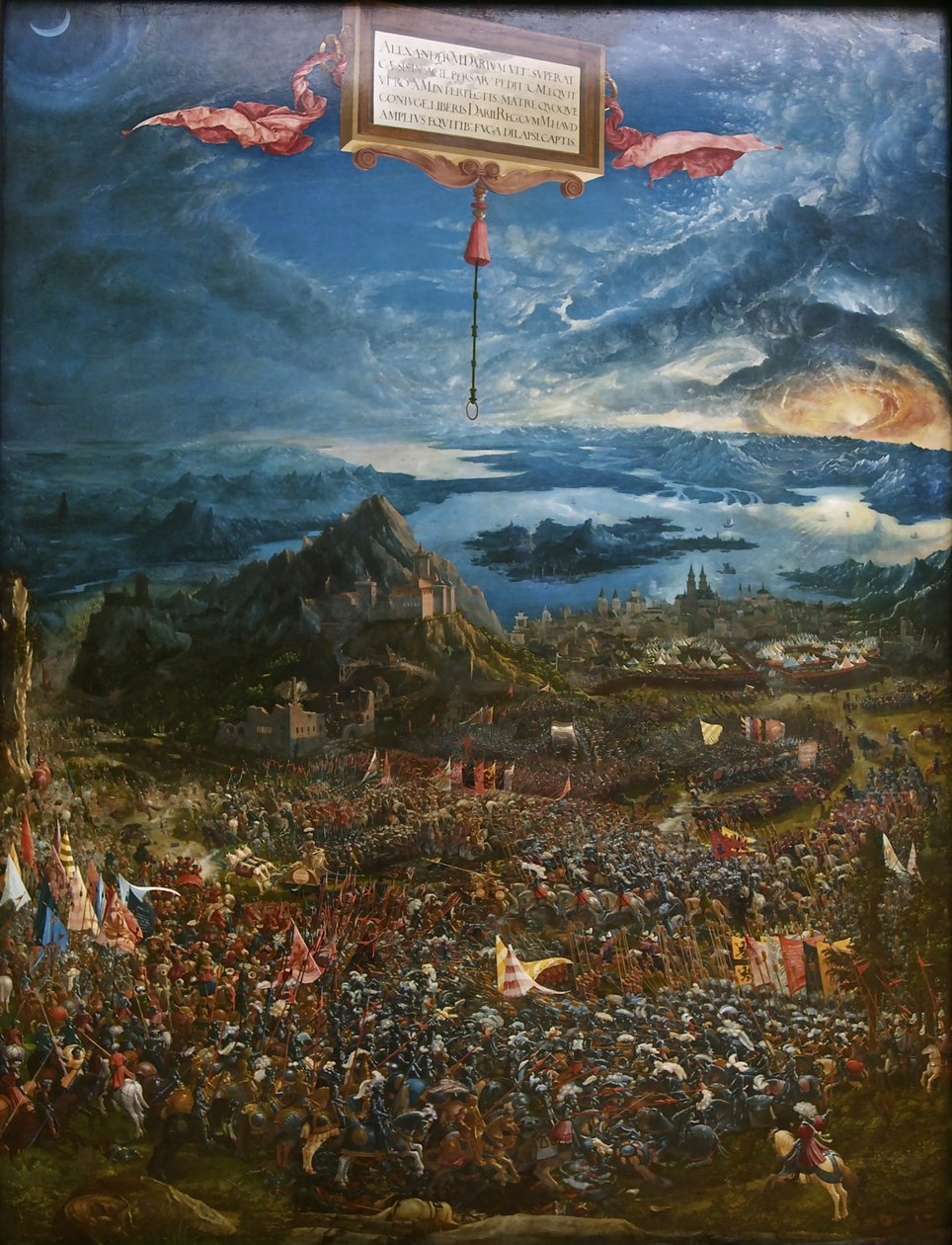 Die Schlacht bei Issos, 1529 von Albrecht Altdorfer