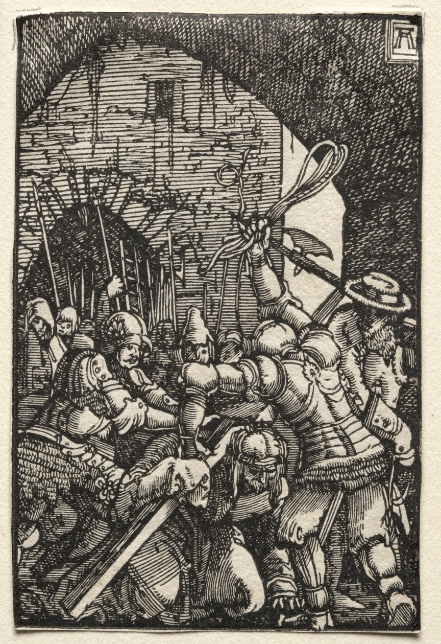 Der Fall und die Erlösung des Menschen: Christus trägt das Kreuz von Albrecht Altdorfer