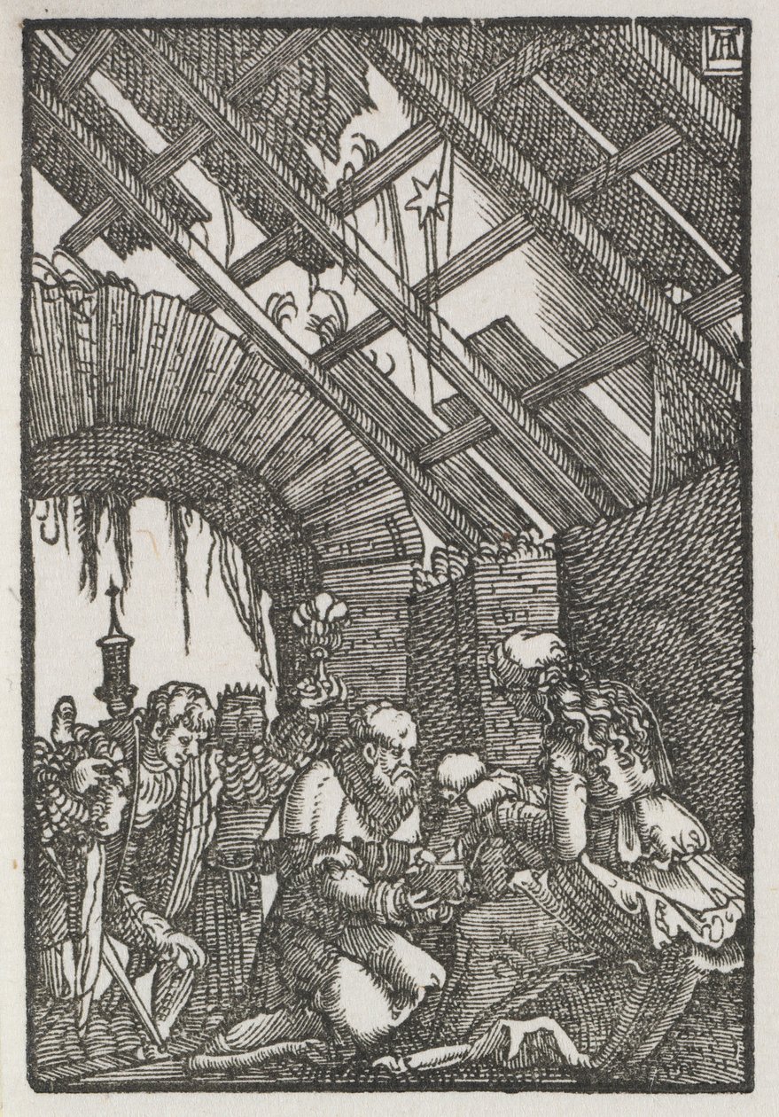 Der Fall und die Erlösung des Menschen: Die Anbetung der Heiligen Drei Könige von Albrecht Altdorfer