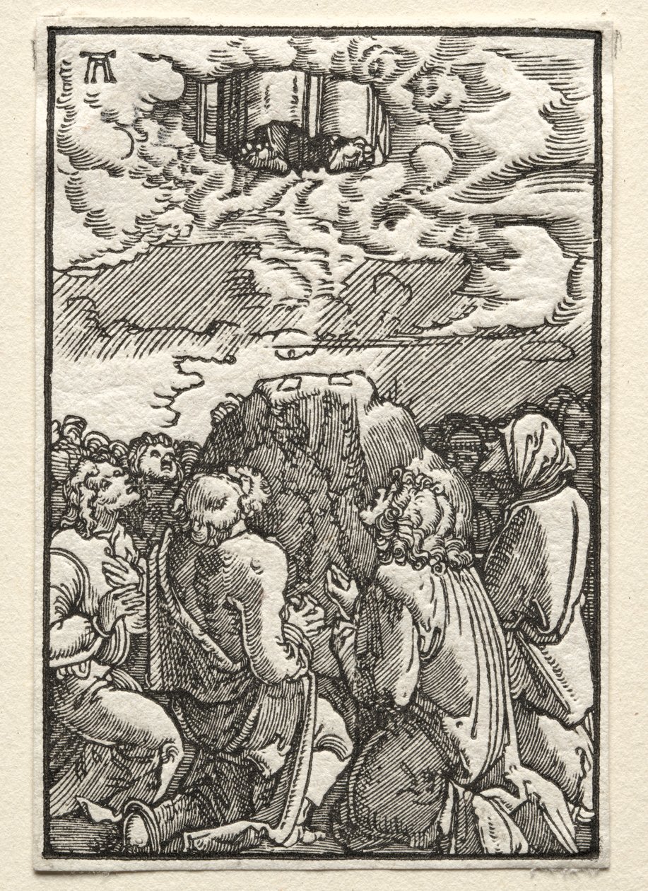 Der Fall und die Erlösung des Menschen: Die Himmelfahrt, ca. 1515 von Albrecht Altdorfer
