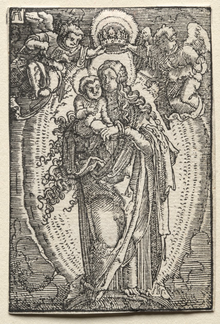 Der Fall und die Erlösung des Menschen: Die Jungfrau als Himmelskönigin, ca. 1515 von Albrecht Altdorfer