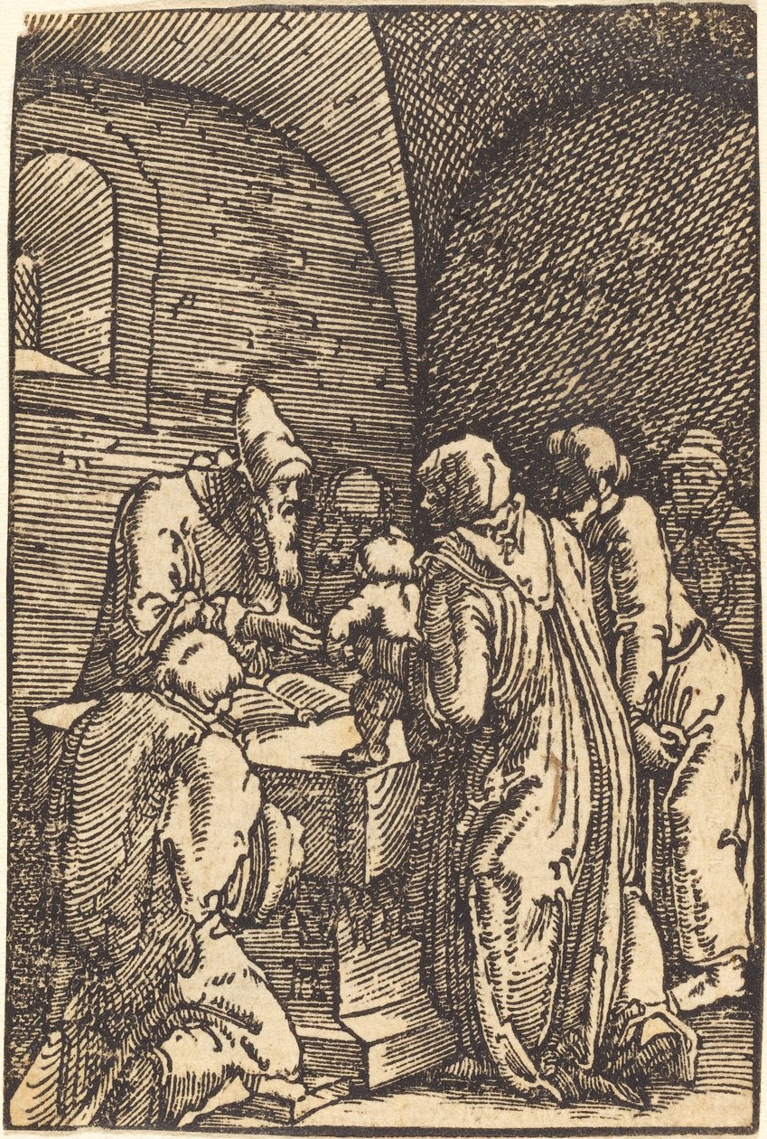 Die Darstellung Christi im Tempel von Albrecht Altdorfer