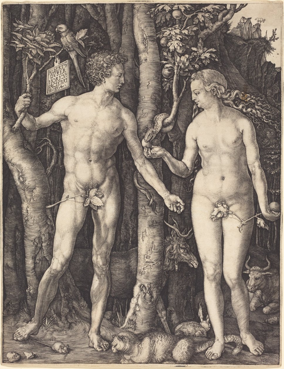 Adam und Eva von Albrecht Dürer