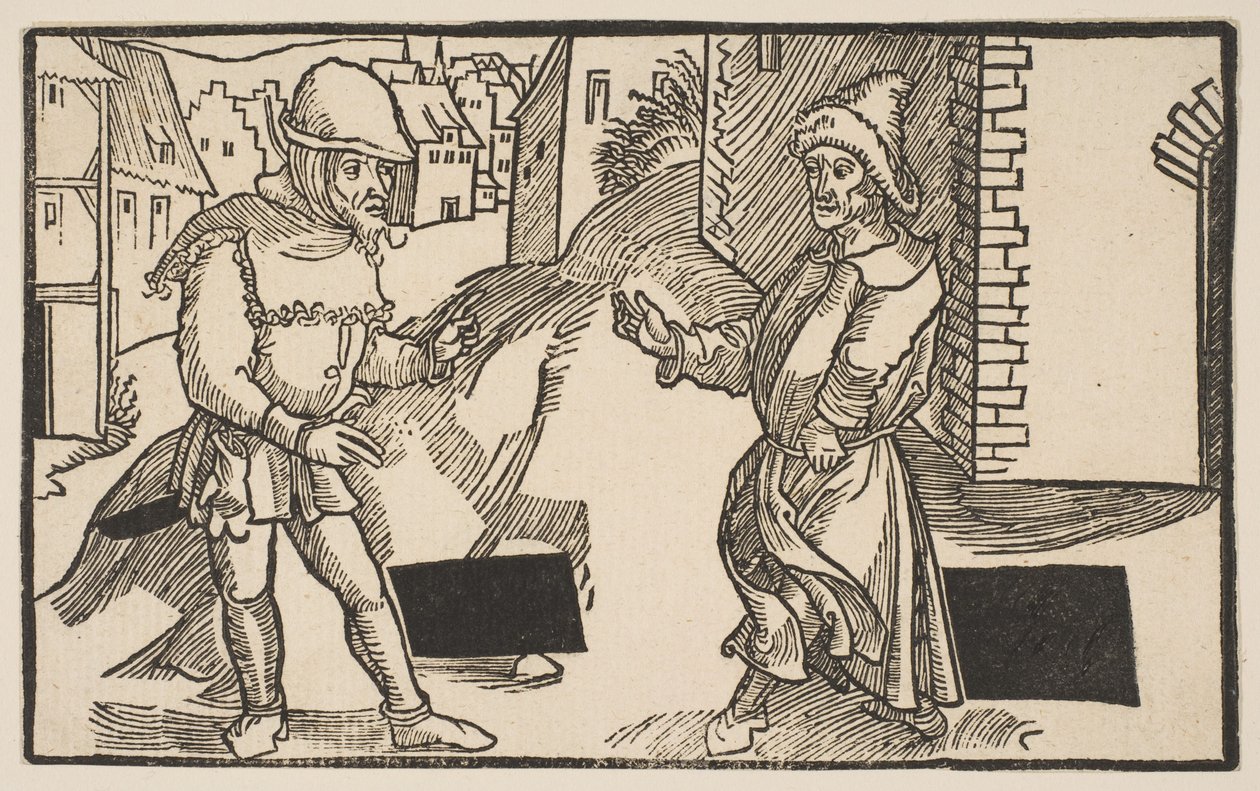 Adelphi, aus „The Comedie of Terence“, Nachdruck aus dem 19. Jahrhundert von Albrecht Dürer