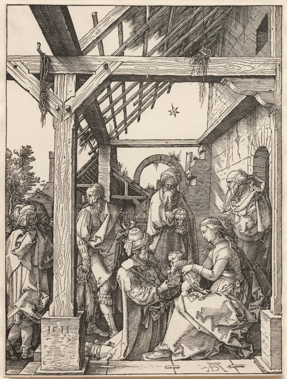 Anbetung der Heiligen Drei Könige von Albrecht Dürer