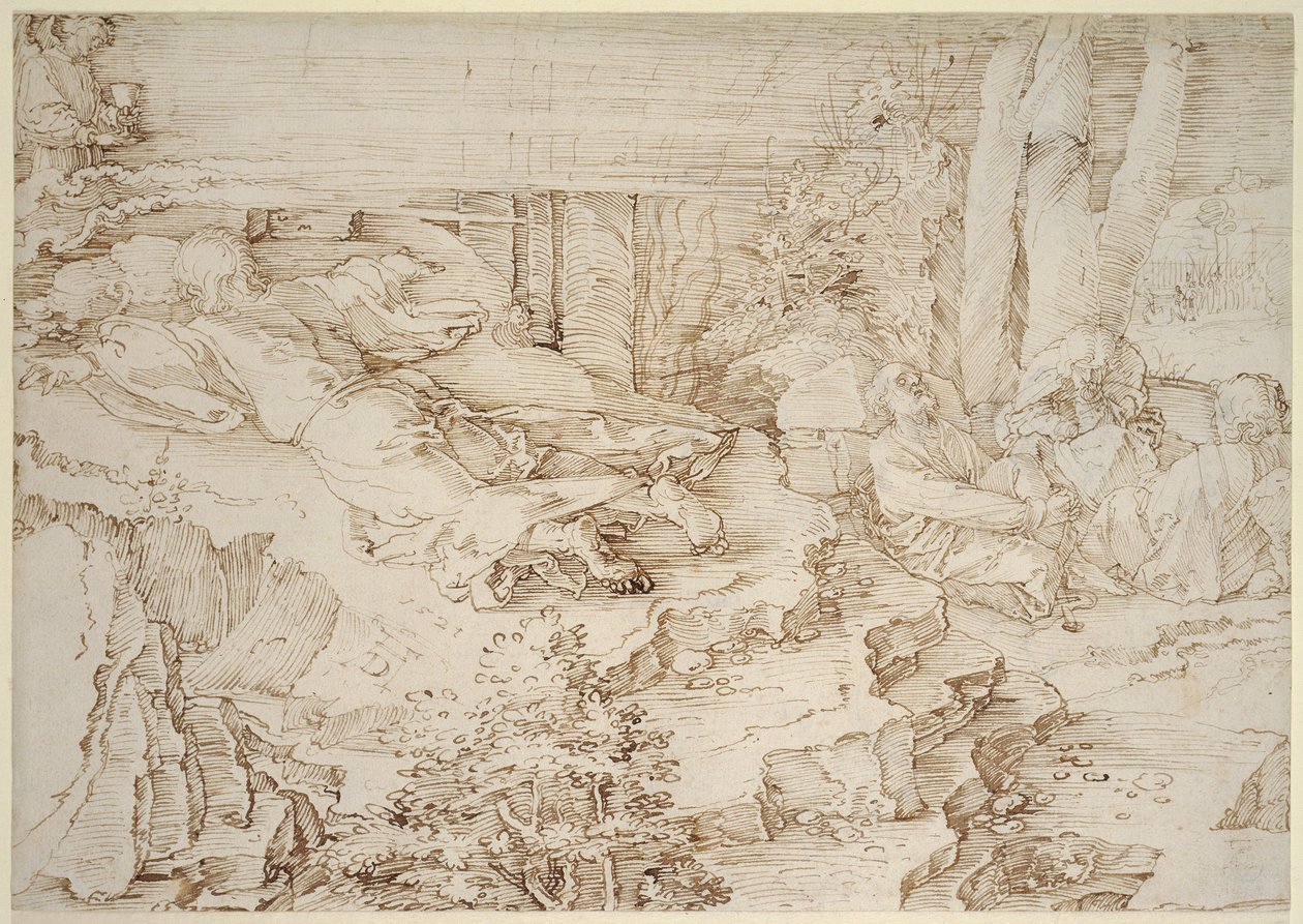 Christus am Ölberg von Albrecht Dürer