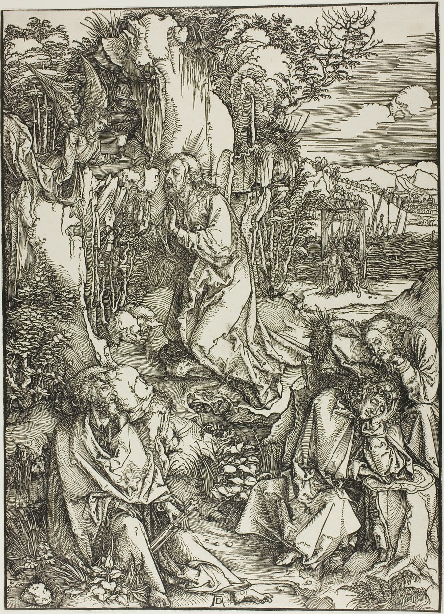 Qual im Garten, aus Die Große Passion von Albrecht Dürer