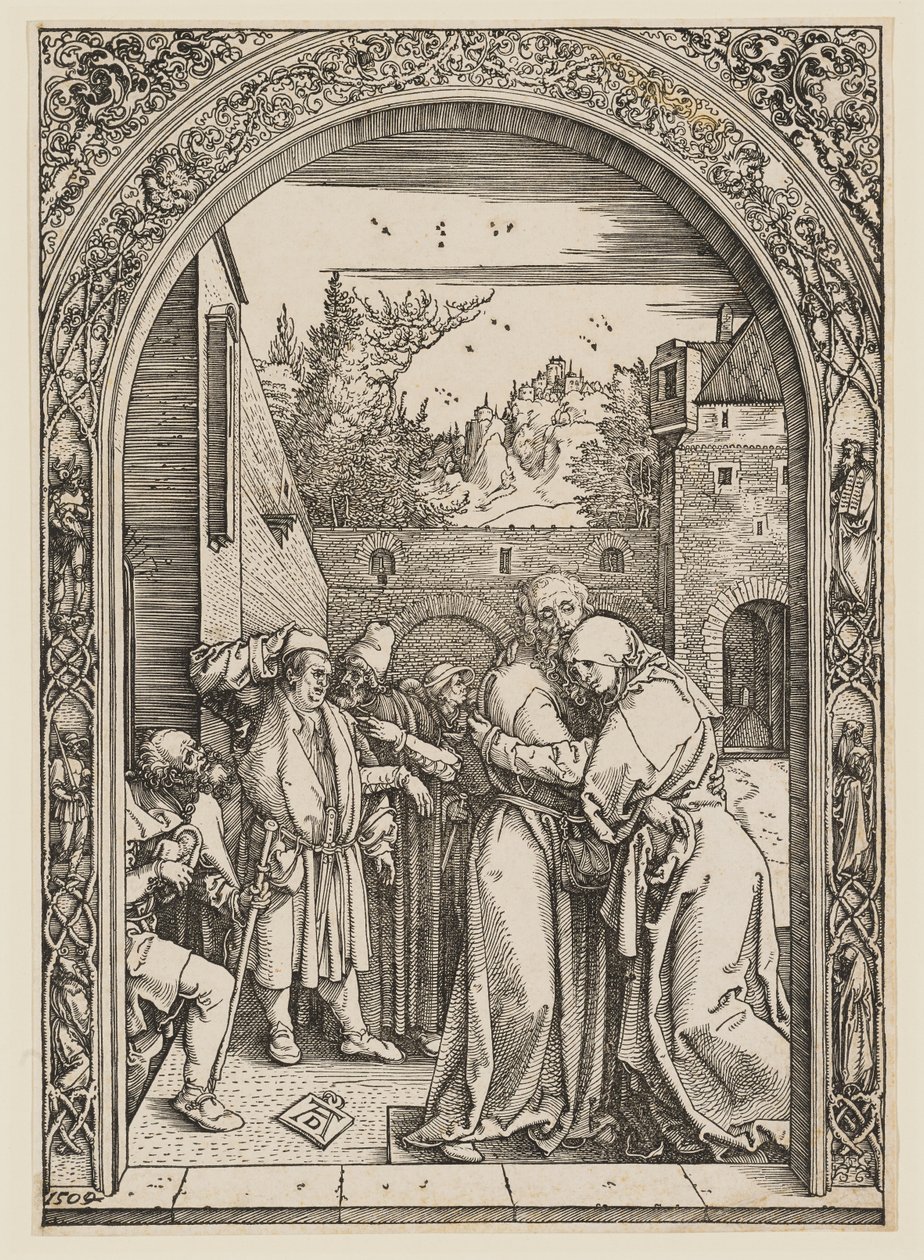 Anna und Joachim unter der Goldenen Pforte von Albrecht Dürer
