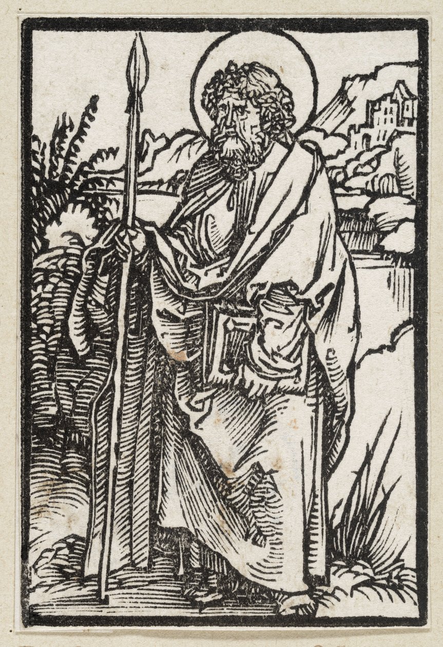 Apostel Thomas (63 religiöse Szenen) von Albrecht Dürer