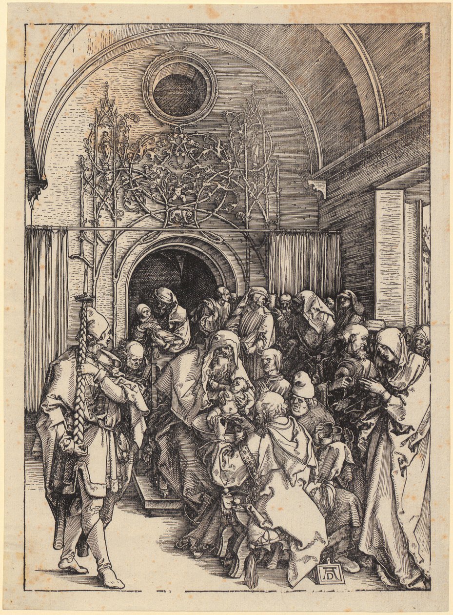 Beschneidung Christi, Blatt 11 der Folge "Das Marienleben" von Albrecht Dürer