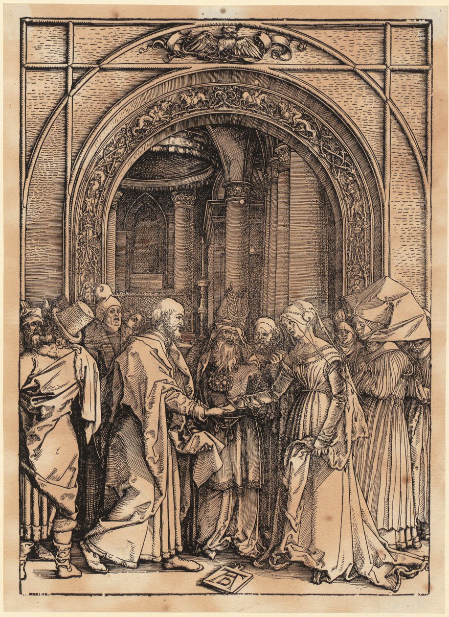 Beschneidung Christi, Blatt 11 der Folge „Das Marienleben“ von Albrecht Dürer