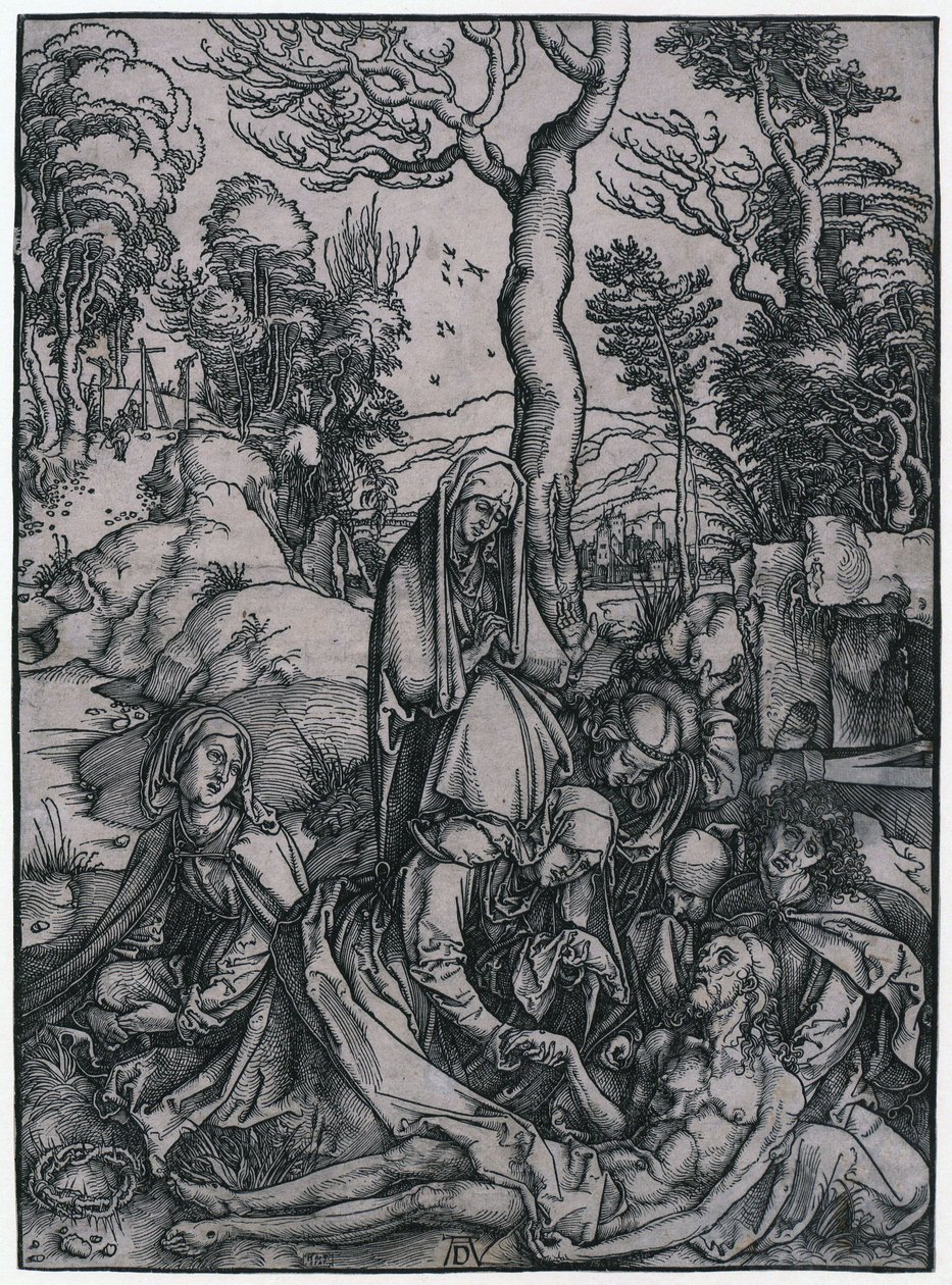 Beweinung Christi, Blatt 9 der Folge "Die Große Passion" von Albrecht Dürer