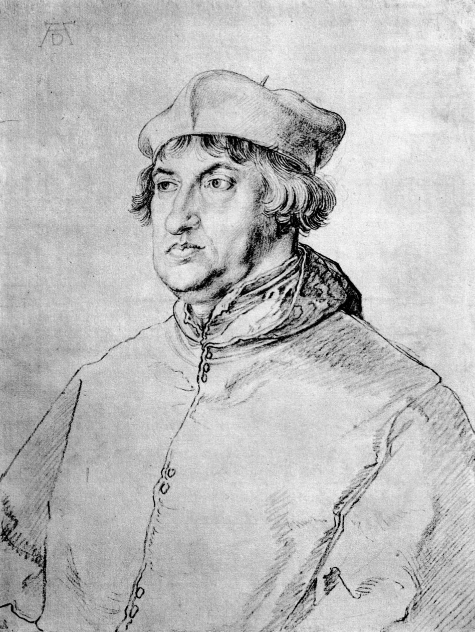 Kardinal Albrecht von Brandenburg von Albrecht Dürer