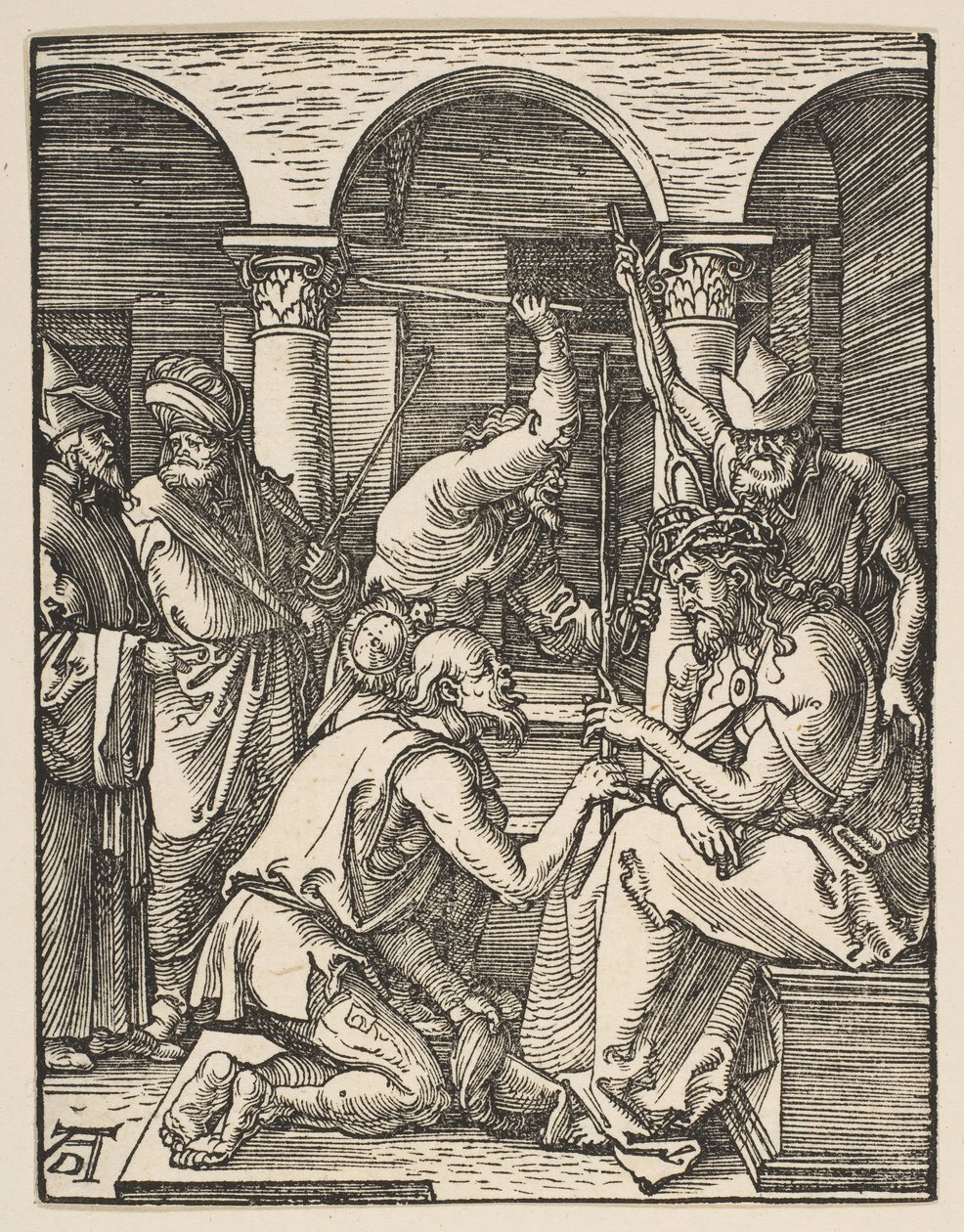 Christus mit Dornenkrone, aus Die Kleine Passion, ca. 1509 von Albrecht Dürer