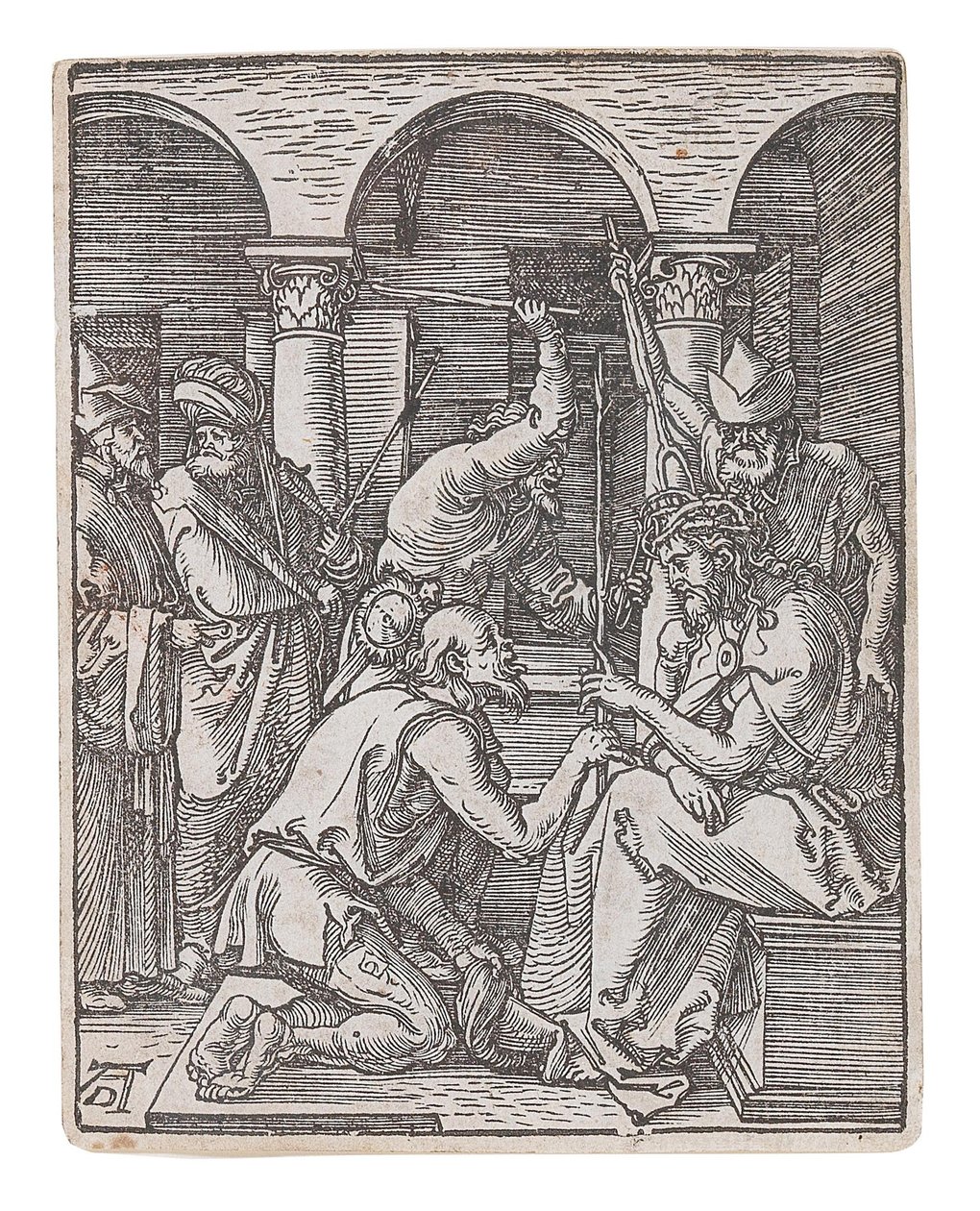 Christus mit Dornen gekrönt, aus der Serie Die Kleine Passion, ca. 1509-1511 von Albrecht Dürer
