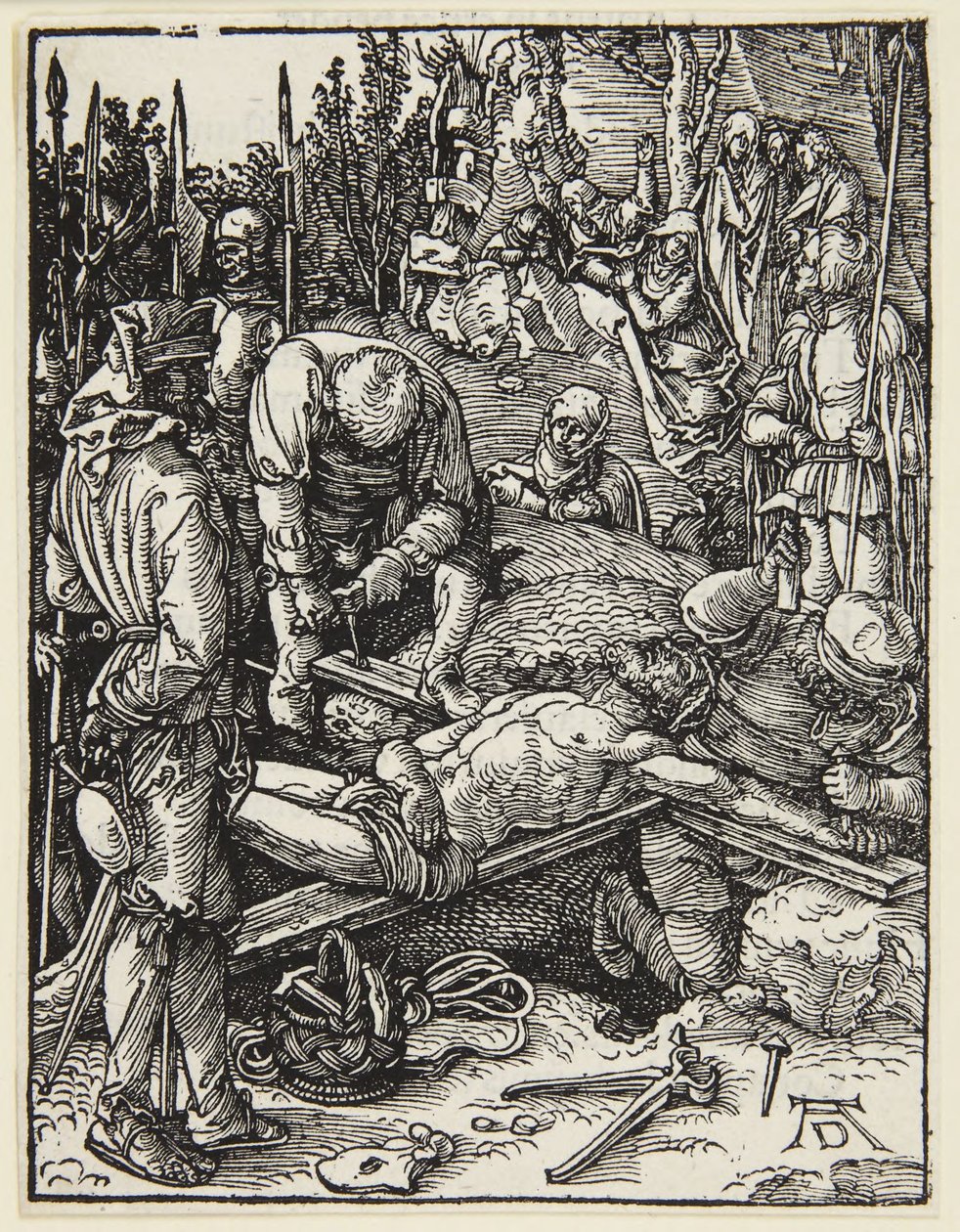 Christus ans Kreuz genagelt von Albrecht Dürer