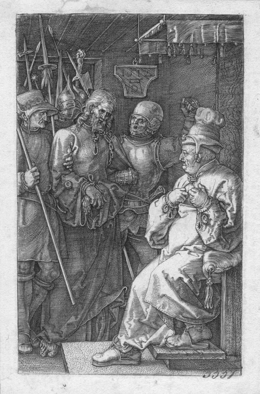 Christus vor Kaiphas von Albrecht Dürer