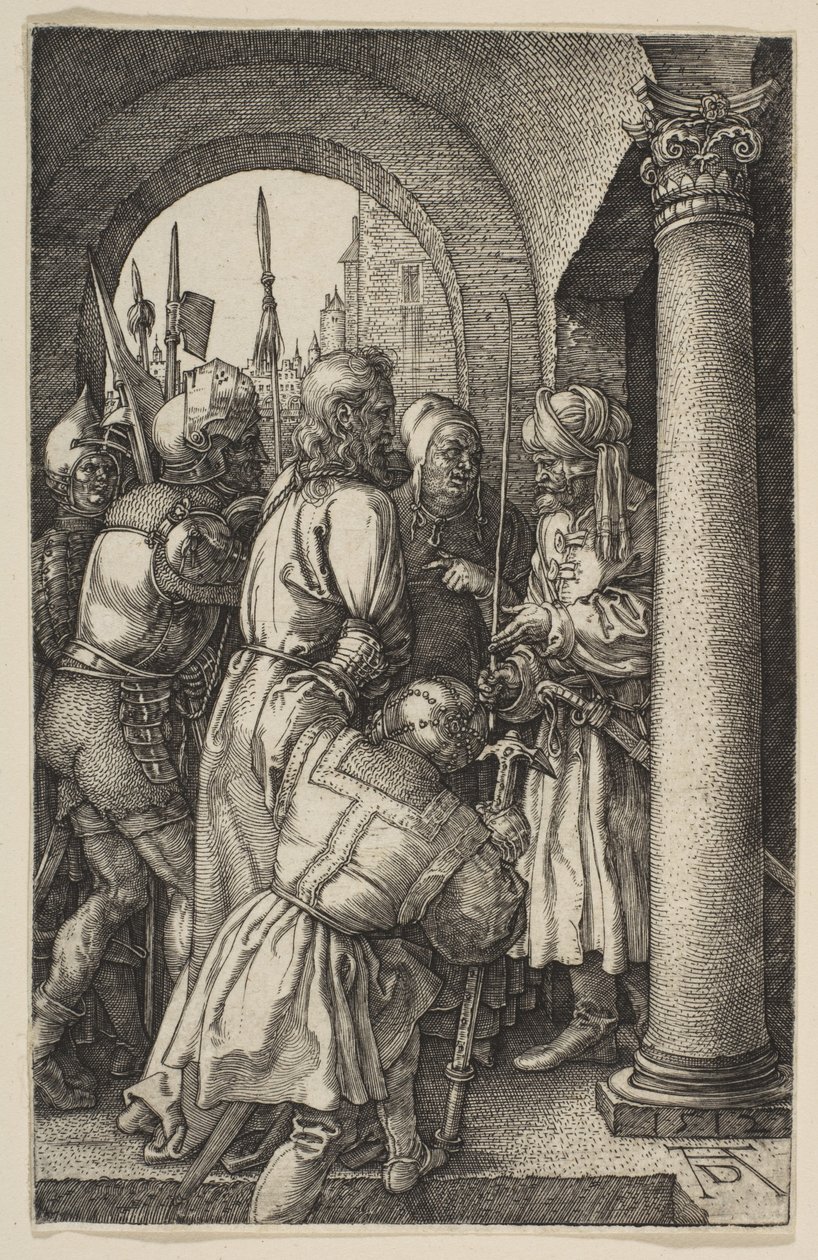Christus vor Pilatus, aus "Die Passion" von Albrecht Dürer