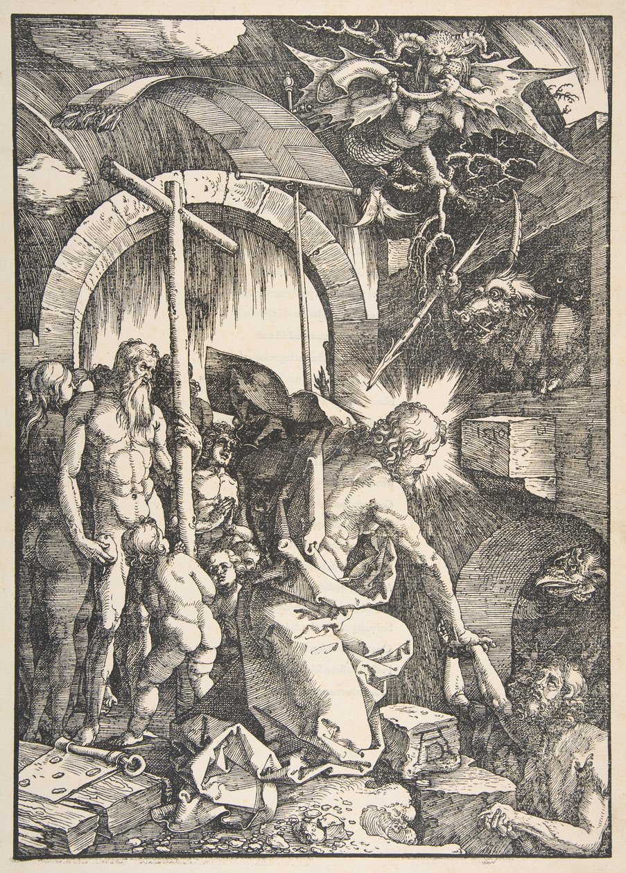 Christus in der Vorhölle, aus „Die Große Passion“ von Albrecht Dürer