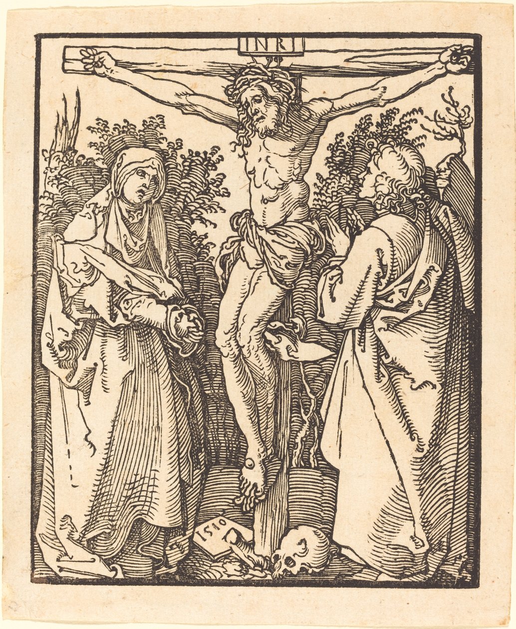 Christus am Kreuz mit Maria und Sankt Johannes von Albrecht Dürer