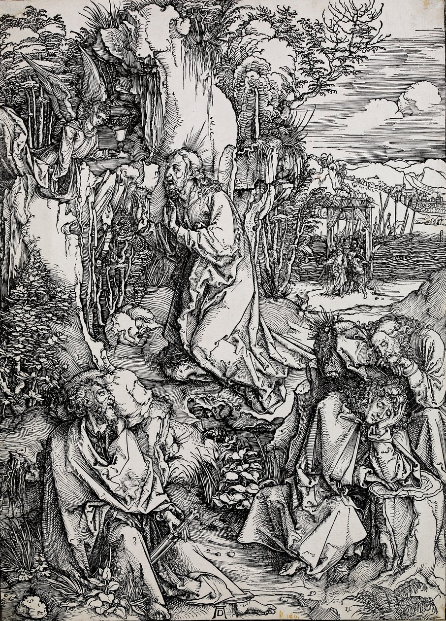 Christus am Ölberg, 1496-1511 von Albrecht Dürer