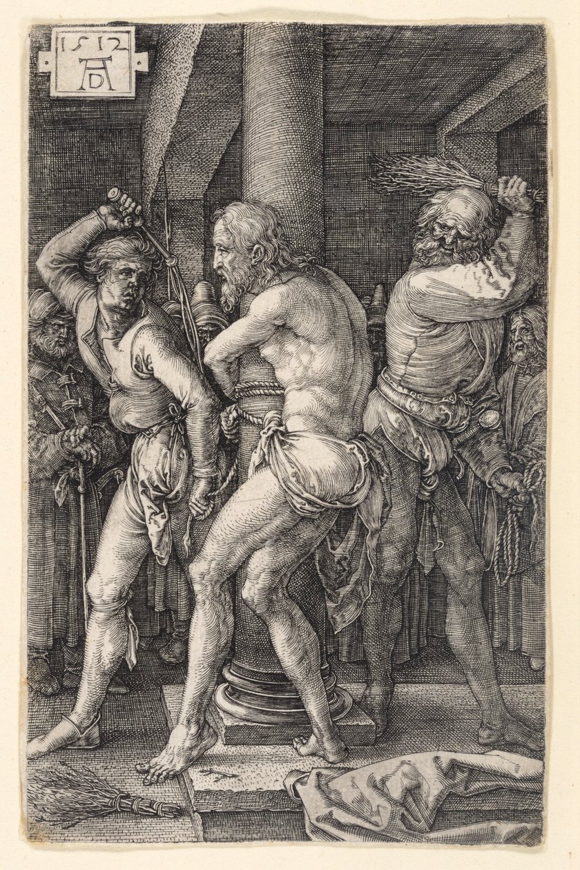 Geißelung Christi (Kupferstich-Passion) von Albrecht Dürer