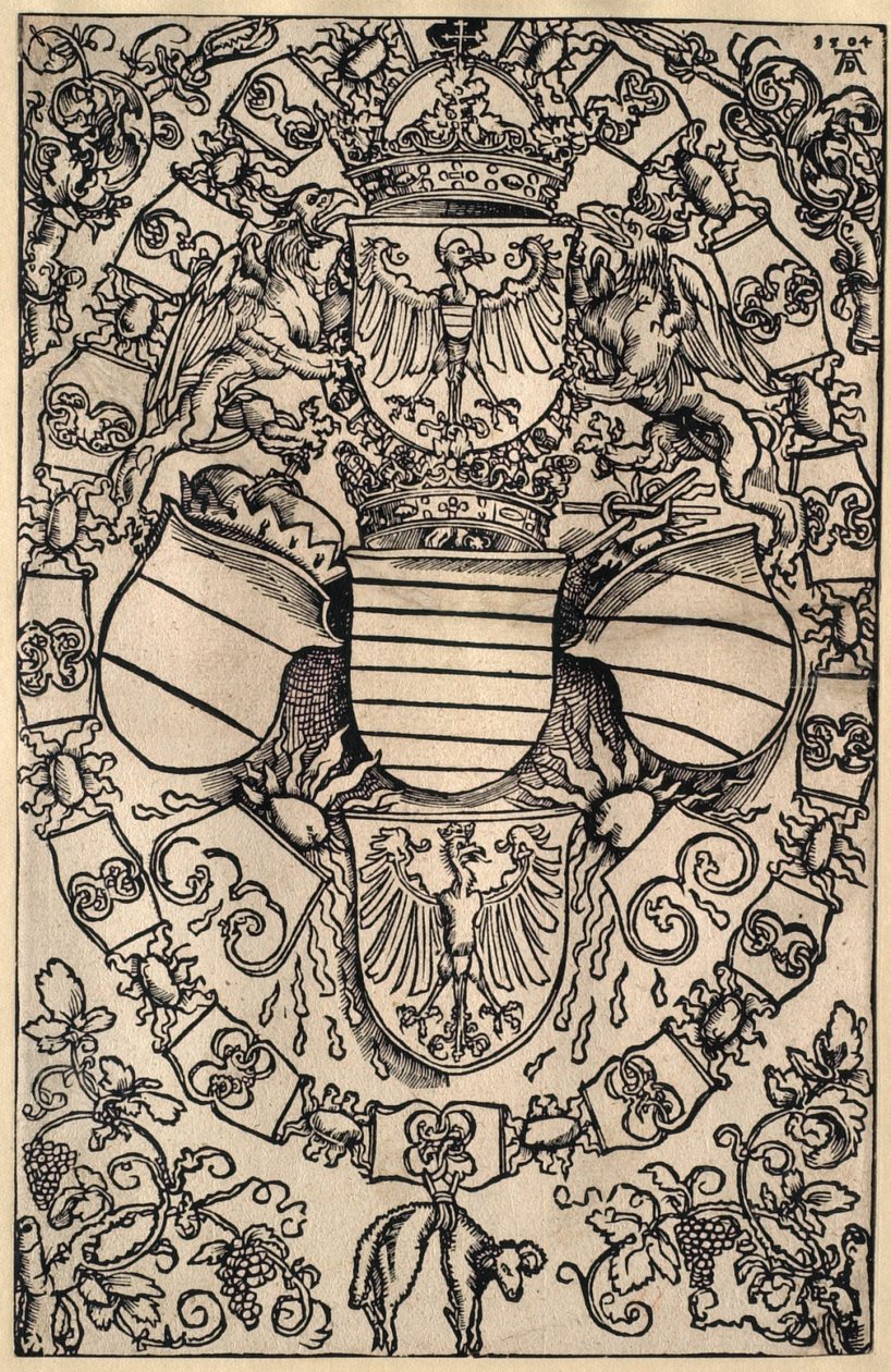 Wappen von Maximilian als König der Römer von Albrecht Dürer