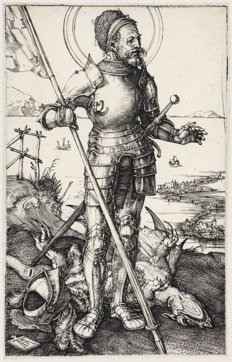 Der Heilige Georg zu Fuß von Albrecht Dürer