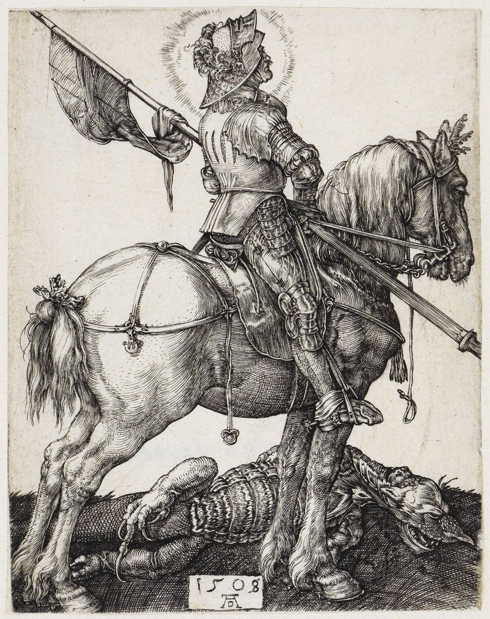 Der heilige Georg zu Pferd von Albrecht Dürer