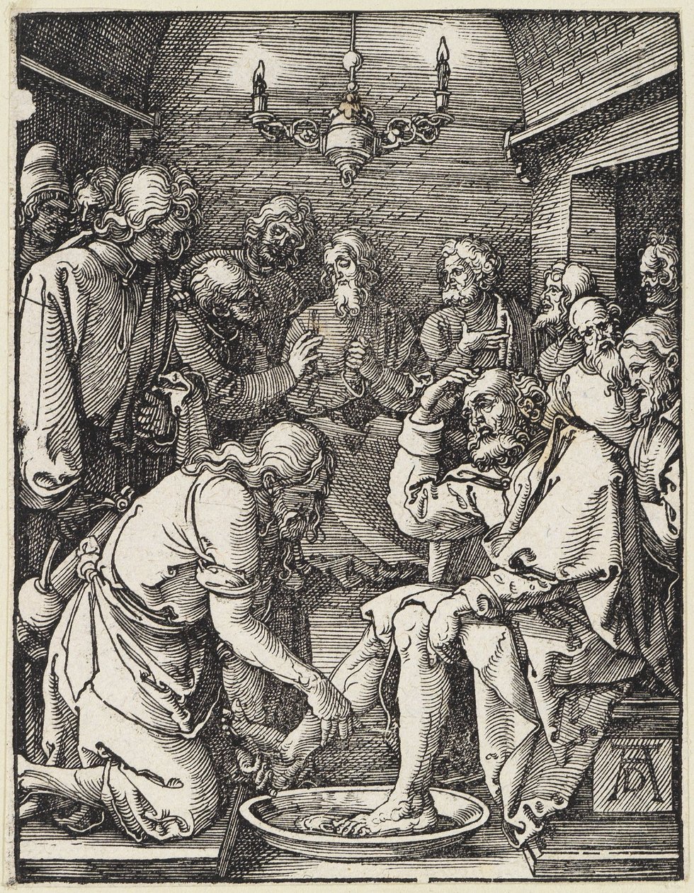 Die Fußwaschung von Albrecht Dürer
