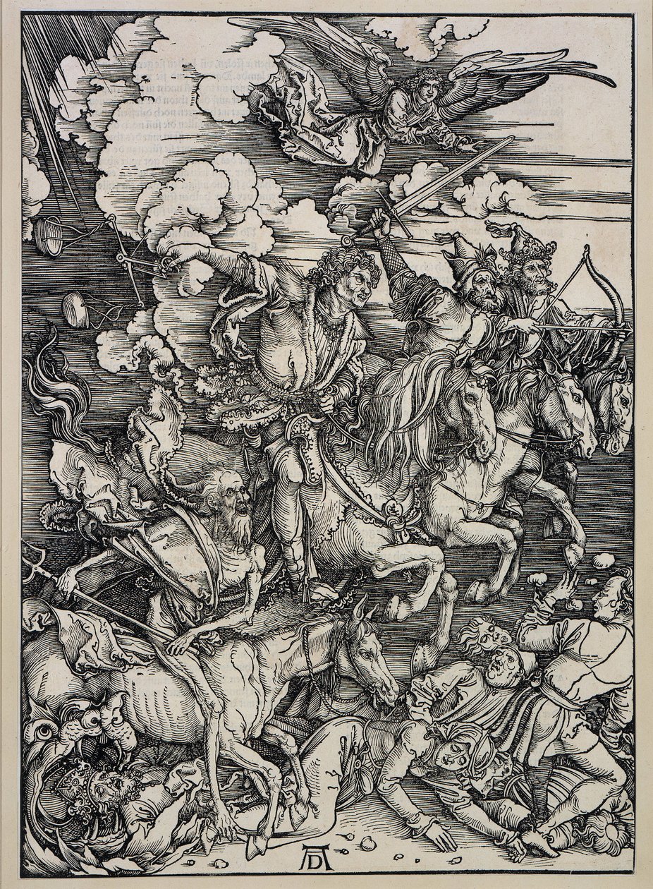 Die vier Reiter (Apokalypse) von Albrecht Dürer