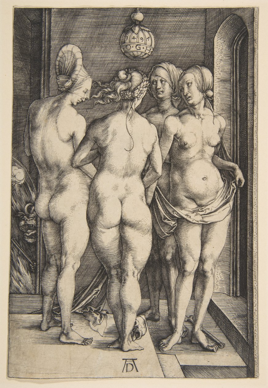 Vier nackte Frauen von Albrecht Dürer