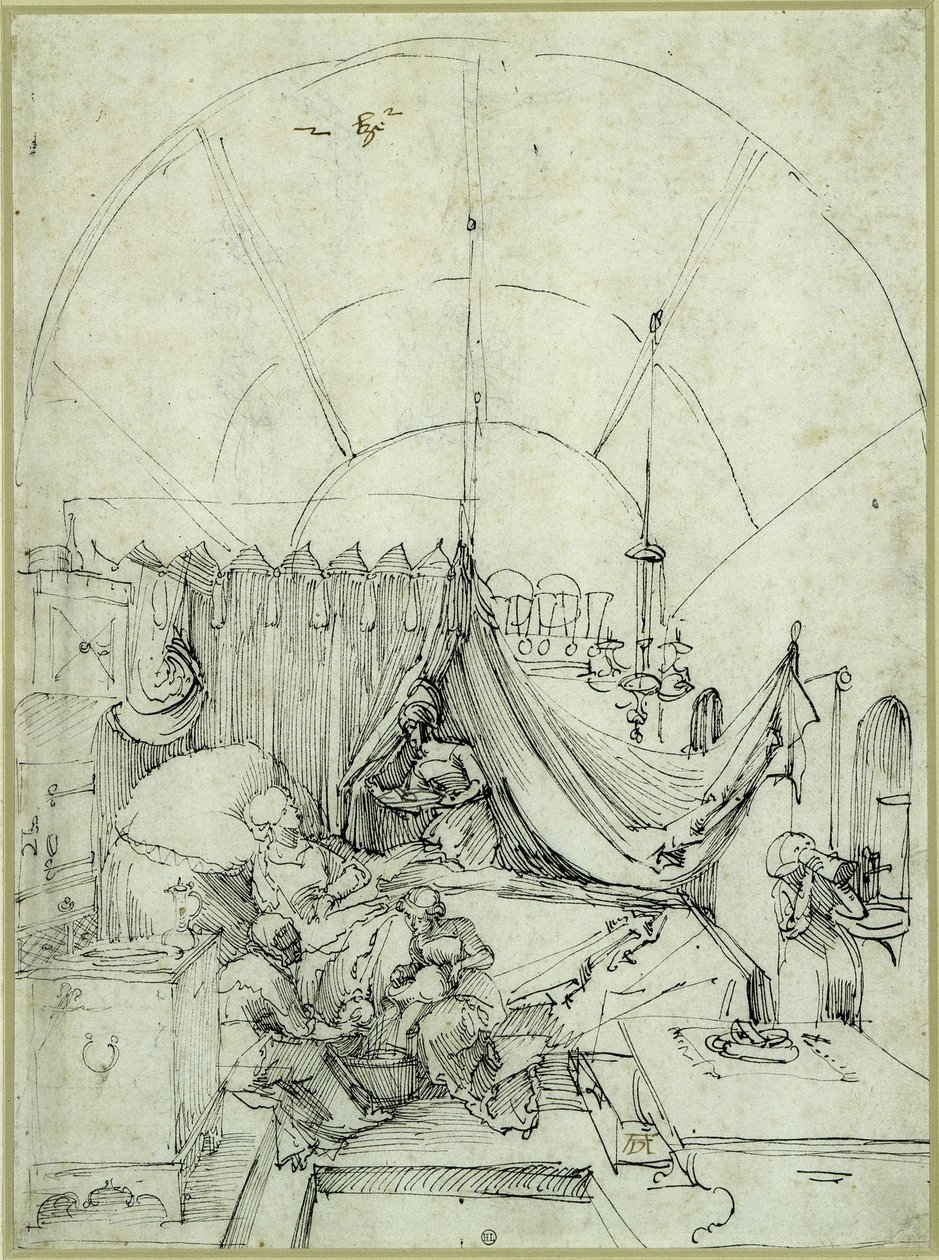 Geburt der Maria von Albrecht Dürer
