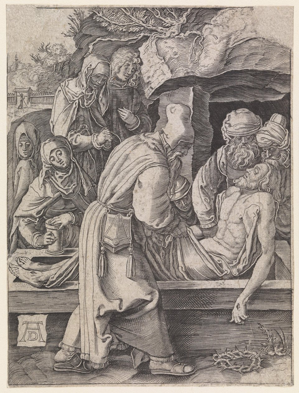 Grablegung Christi von Albrecht Dürer
