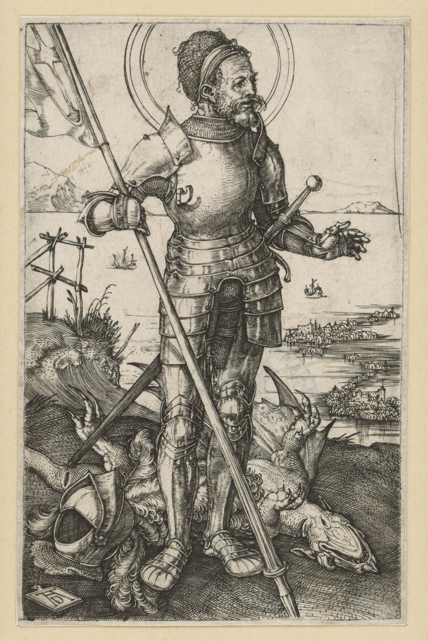 Heiliger Georg zu Fuß von Albrecht Dürer
