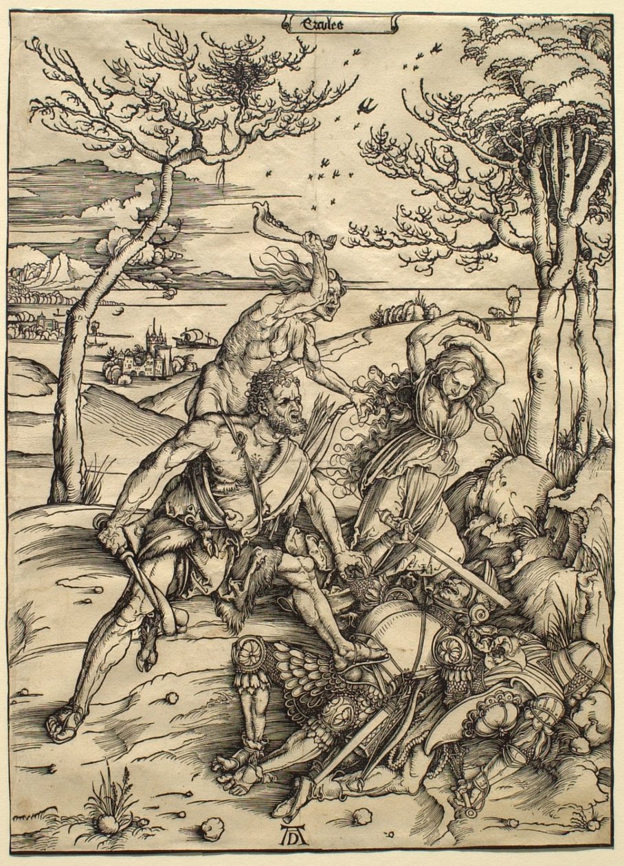 Herkules besiegt Cacus von Albrecht Dürer