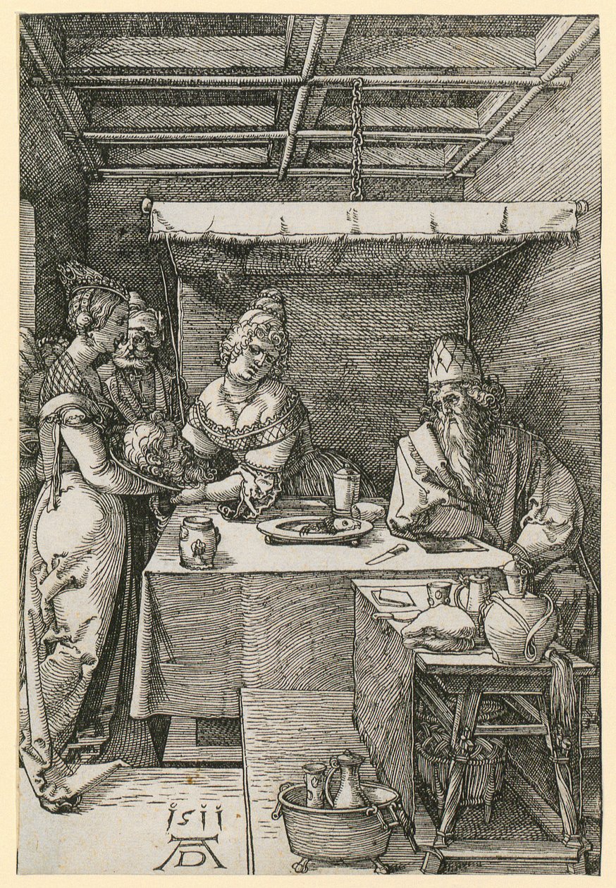 Herodias empfängt das Haupt des Johannes von Albrecht Dürer